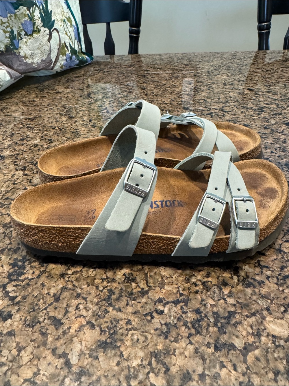 Birkenstock Franca Aqua Sandals Size 37 - Picture 5 of 6